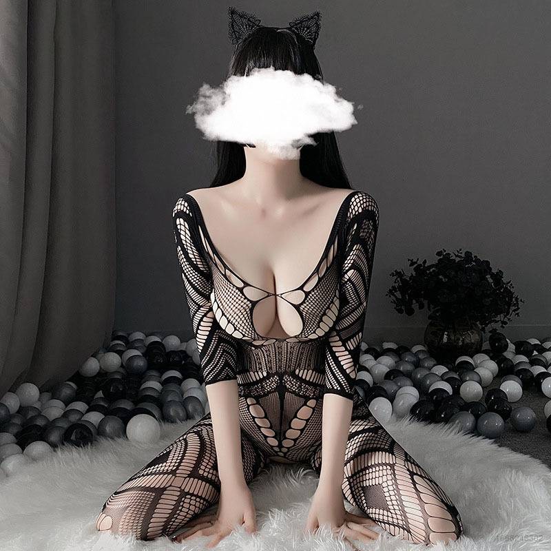 Bộ Đồ Lót Liền Thân Cổ Chữ V Khoét Sâu Gợi Cảm Cho Nữ