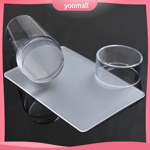 Bộ Dụng Cụ in Hình Trang Trí Móng Tay 2 Trong 1