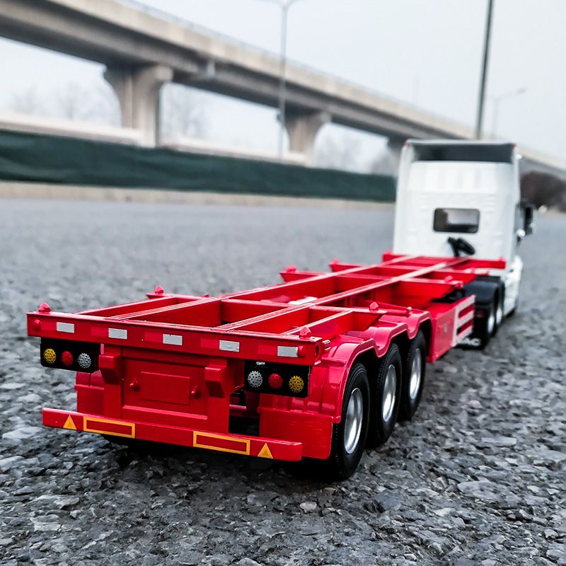 Mô hình xe tải Container Hợp Kim 1:24