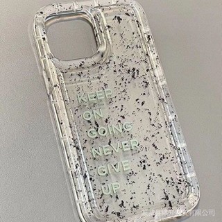 Ốp Điện Thoại Mềm Trong Suốt In Chữ Tiếng Anh Cho iPhone14 / 13promax 12 / 11pro xr / xs 7 / 8plus
