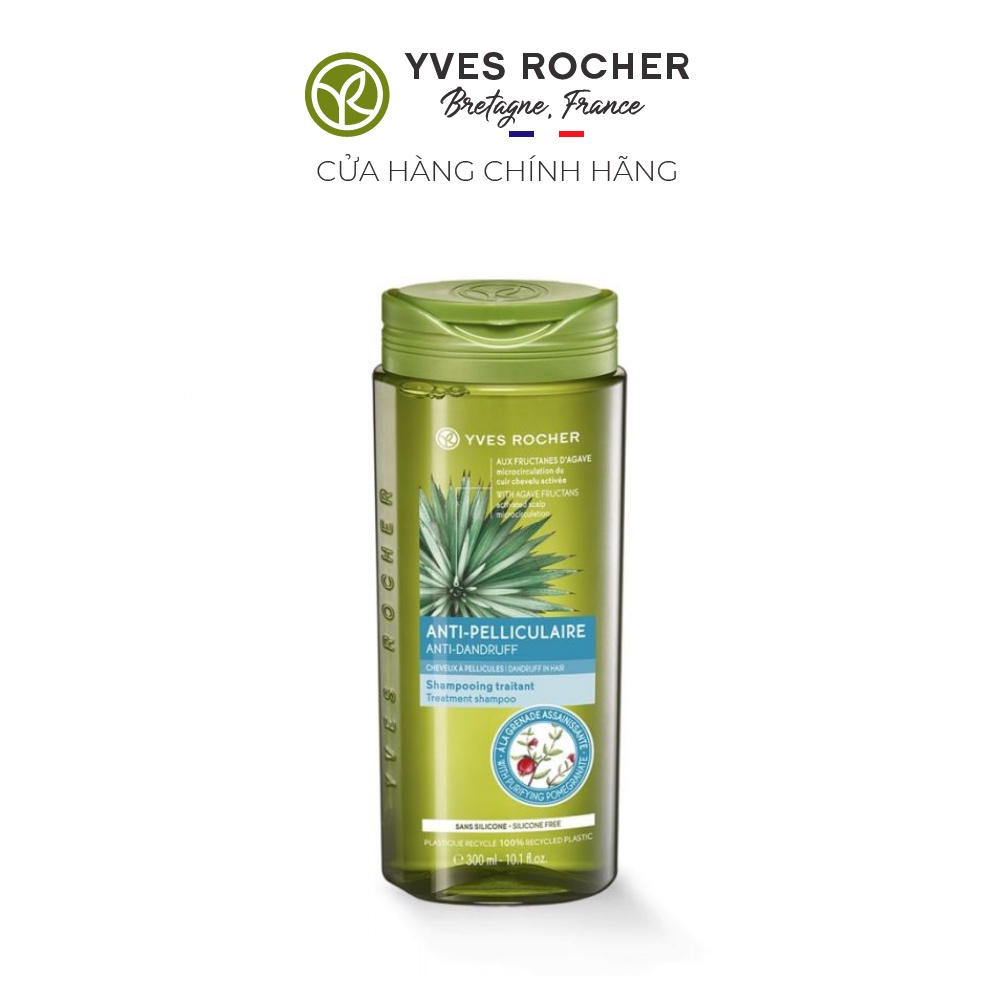 Dầu gội cho tóc gàu Yves rocher 300ML - ANTI-DANDRUFF TREATMENT SHAMPOO