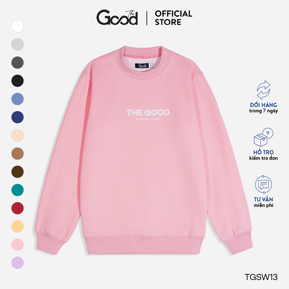 Áo Sweater Unisex Thiết Kế THE GOOD/ Basic Sweater