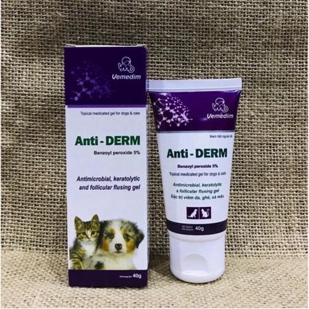 ANTI - DERM KEM BÔI GHẺ, VIÊM DA VEMEDIM 40G