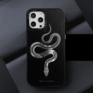 Ốp Điện Thoại silicone tpu BLVCK Mềm Mặt Gương Họa Tiết Da Rắn paris Cho iphone 14 15 plus 11 12 13 pro max