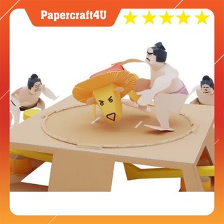 Mô hình giấy 3D Game Sumo Wrestling Game