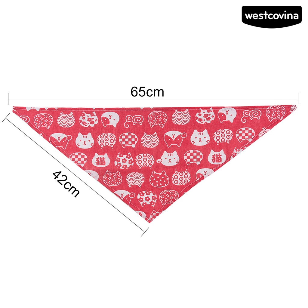 [Hot]☃Khăn Choàng Cổ Giữ Ấm Họa Tiết Hoạt Hình Cho Thú Cưng