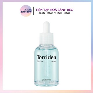 Tinh chất cấp nước phục hồi dưỡng ẩm torriden low molecular hyaluronic acid dive in serum 10ml / 20ml / 50ml