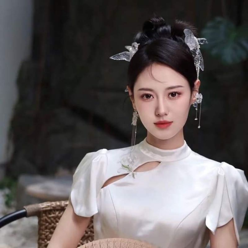 Châm cài tóc chim én