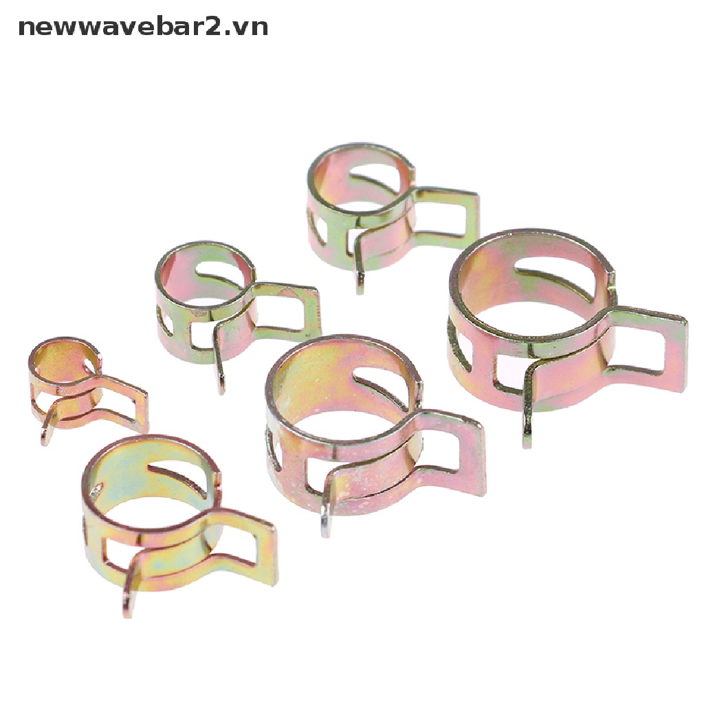 Set 10 Kẹp Ống Dẫn Nhiên Liệu 6-15mm 6 Kích Cỡ .