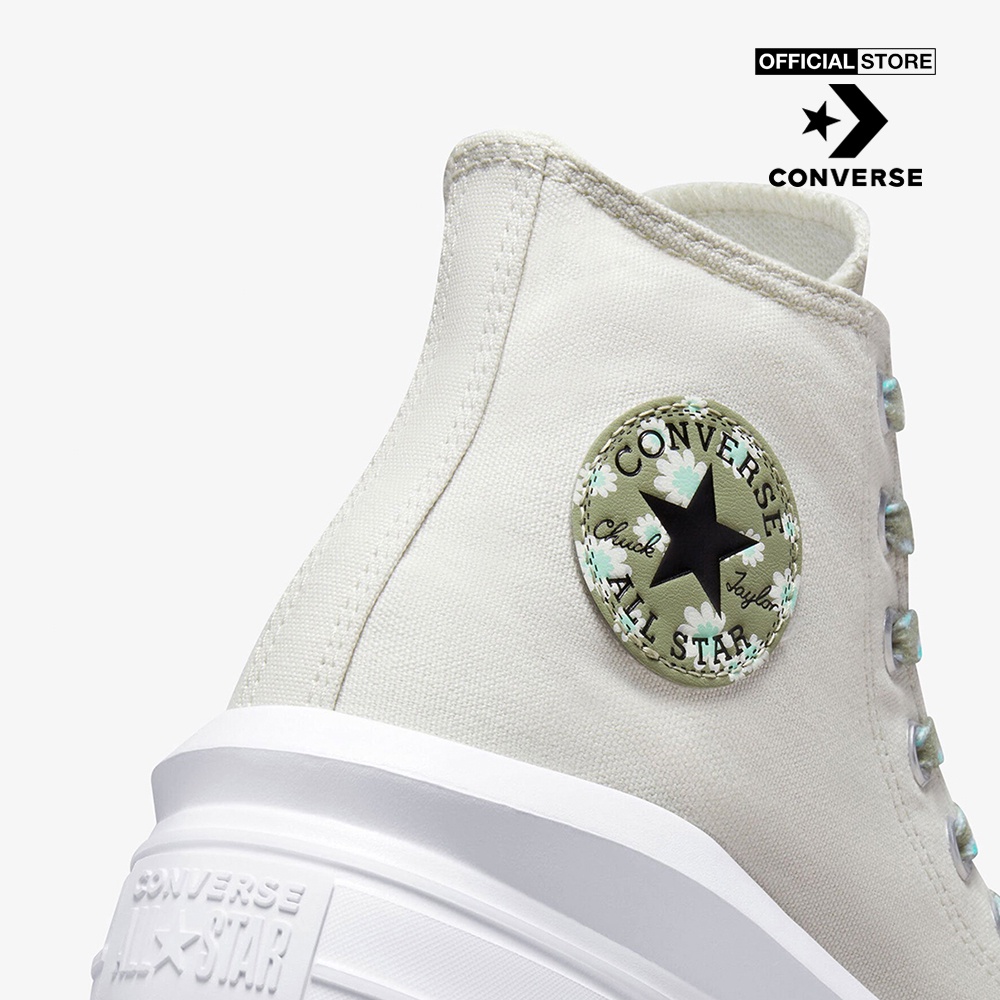 CONVERSE - Giày sneakers nữ cổ cao Chuck Taylor All Star Move A00838C-0NA0_NATURAL