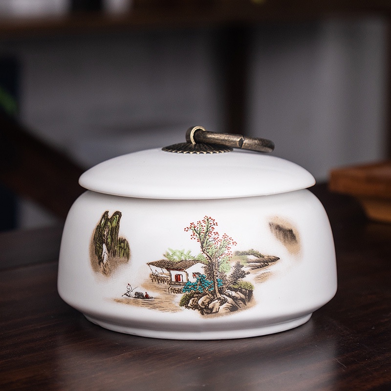 Hộp Đựng Trà / Kẹo / Quà Tặng Đám Cưới Bằng Sứ Cỡ Nhỏ Độc Đáo Tiện Dụng