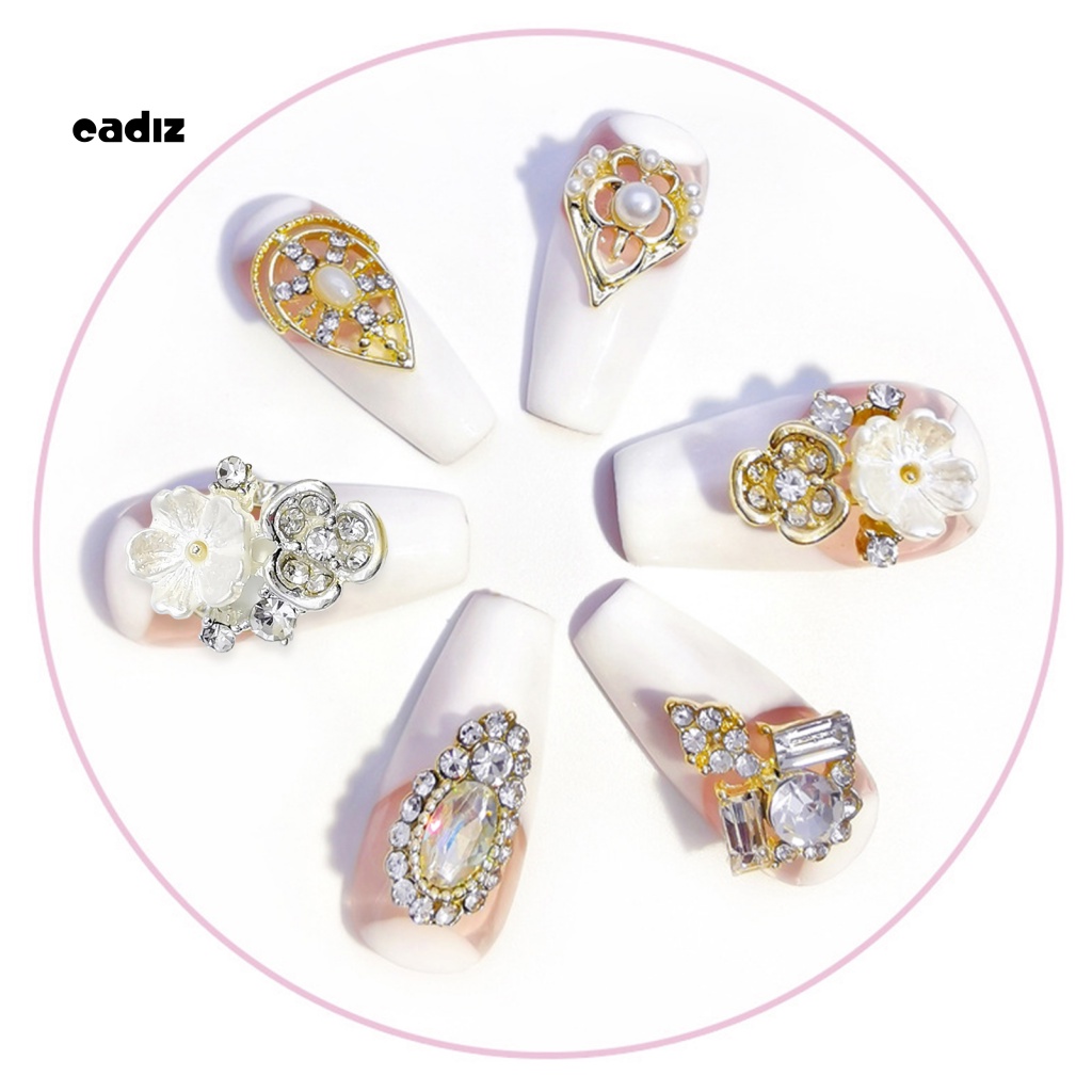 Túi 10 Phụ Kiện 3D Trang Trí Móng Tay Chuyên Nghiệp Thời Trang