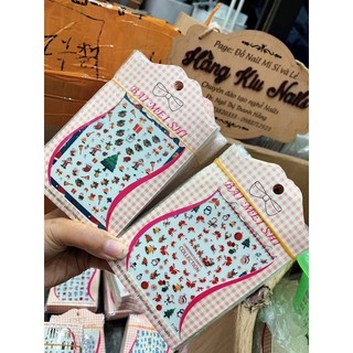 [HANGKIU] HÌNH DÁN NOEL ( GIÁNG SINH ) SIÊU KUTE NAILS