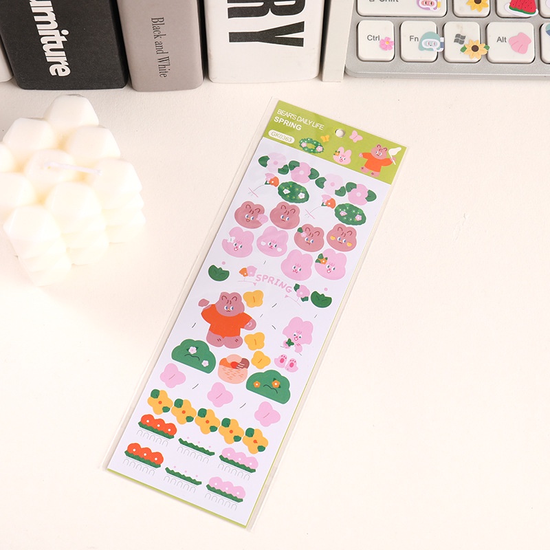 Miếng Dán Trang Trí Hình Gấu Goo Dễ Thương GK0361