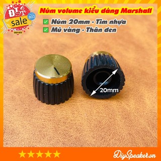 Núm Volume, núm vặn Marshall tim đồng vàng - [Shop đã có thêm kích thước núm nhỏ]
