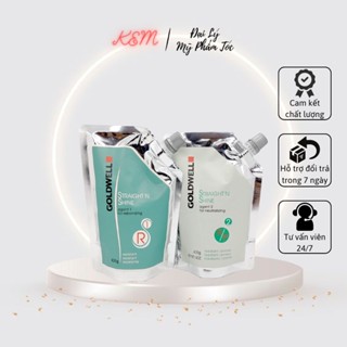 Thuốc Duỗi (Ép) Tóc - Thuốc uốn Tóc Nóng Goldwell 400ml X 2