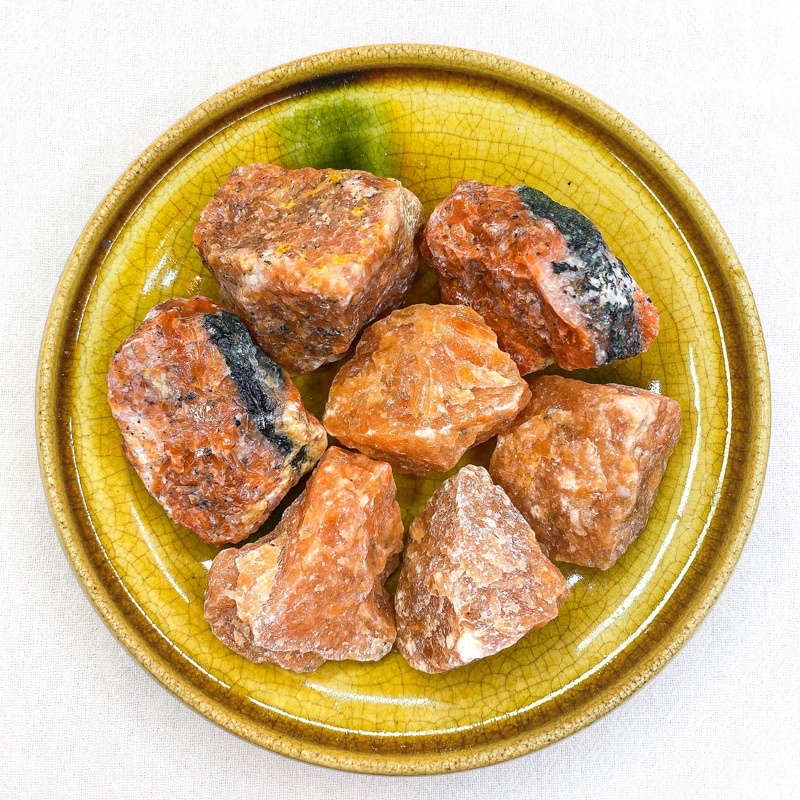 Đá Sunstone thanh tẩy không gian sống, Tarot, phong thủy, trang trí tiểu cảnh, chặn giấy