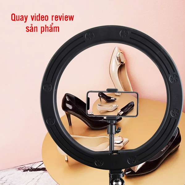 Giá đỡ chân quay video topshot quay review sản phẩm, livestream, spa phun xăm có đèn chân 2.1m
