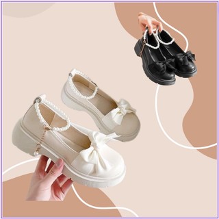 Giày búp bê nữ quai ngọc đế độn 5cm mẫu mới siêu hot