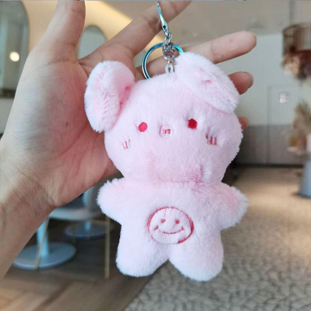 Gấu Nhồi Bông Mềm Mại Treo Móc Khóa Trang Trí