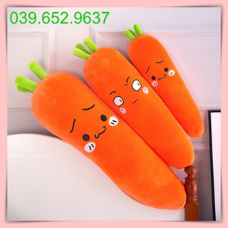 Gối ôm hình củ cà rốt gấu nhồi bông cà rốt siêu dễ thương con Thỏ yêu thích Gấu bông cà rốt