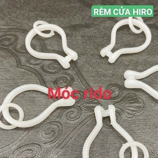 10 móc nhựa treo rèm-móc rido treo rèm
