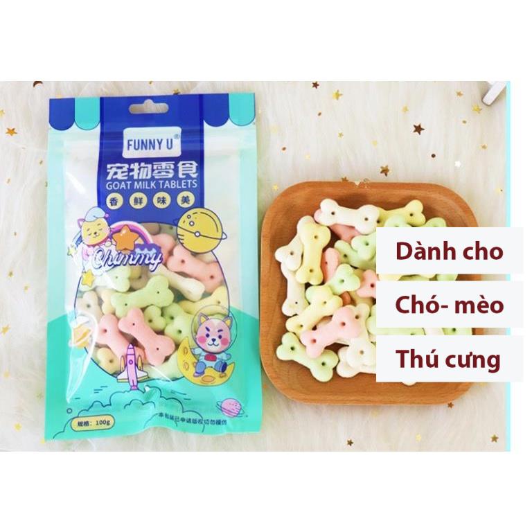 Bánh quy cho Chó Orgo gói 80gr Nhiều Canxi giúp chó Chắc xương