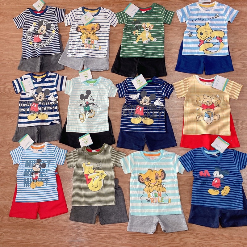 SET BỘ BÉ TRAI DISNEY 6-24m - XUHASHOPBABY