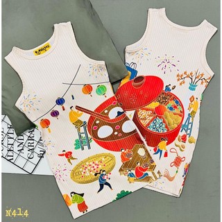 Đầm ba lỗ body tăm đại 22-40kg