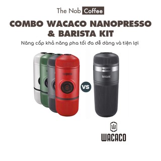 Combo Wacaco Nanopresso và Barista Kit | Double Espresso cho máy pha Nanopresso | Bảo hành 24 tháng