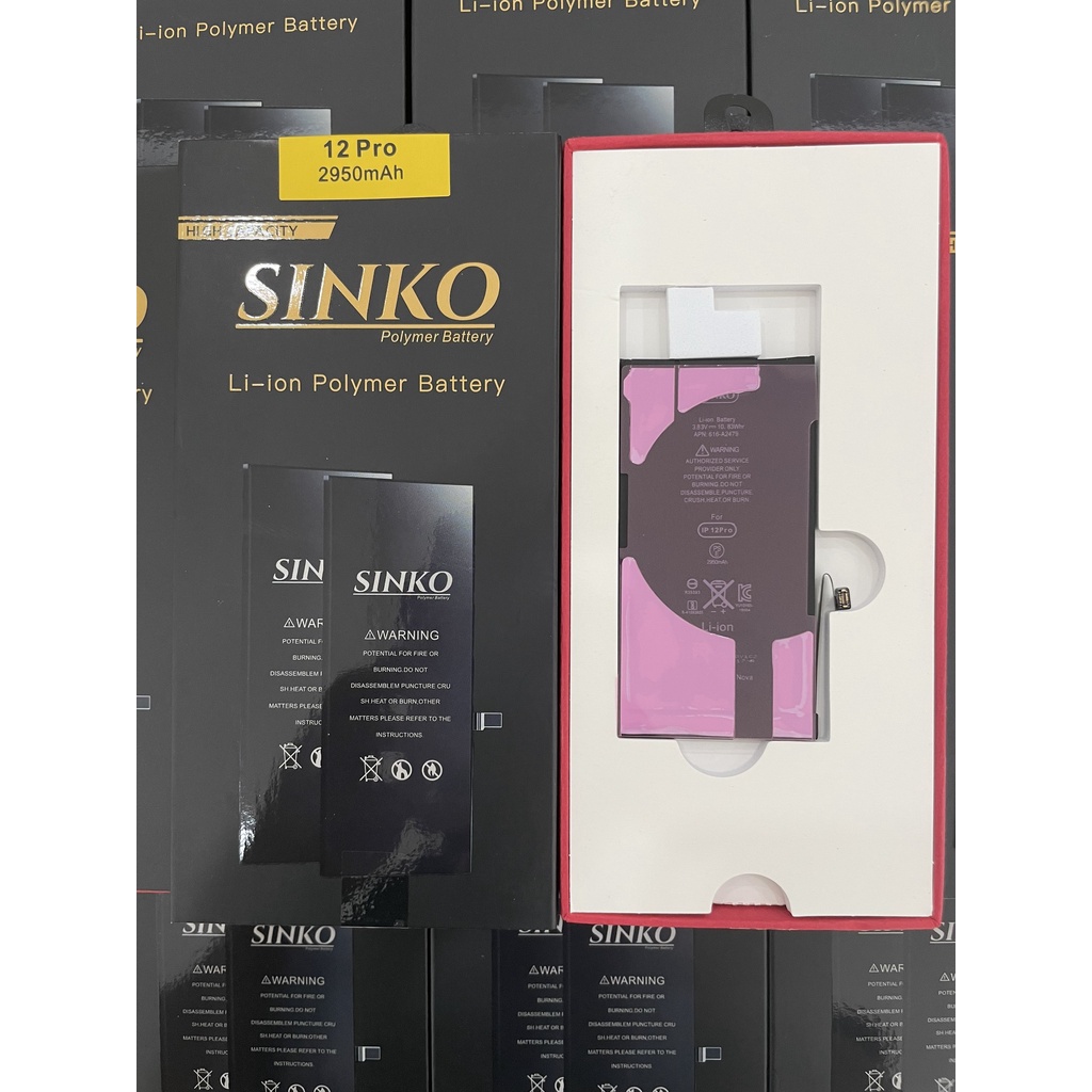 PIN IP 12 PRO DUNG LƯỢNG CAO SINKO