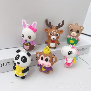 Set 6 Móc Khoá Hình Thú Đáng Yêu
