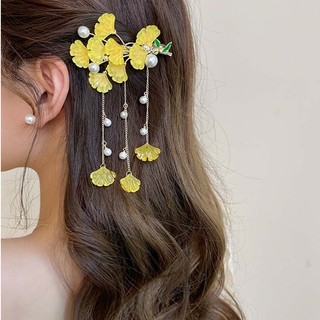 Kẹp lá ngân hạnh có dây xinh xắn
