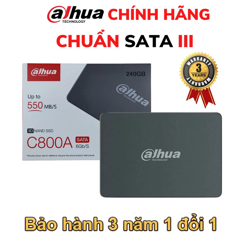 Ổ cứng SSD Dahua 2.5 Inch SATA3  240Gb 120Gb 128Gb 256Gb - Chính hãng BH đổi mới 36 tháng