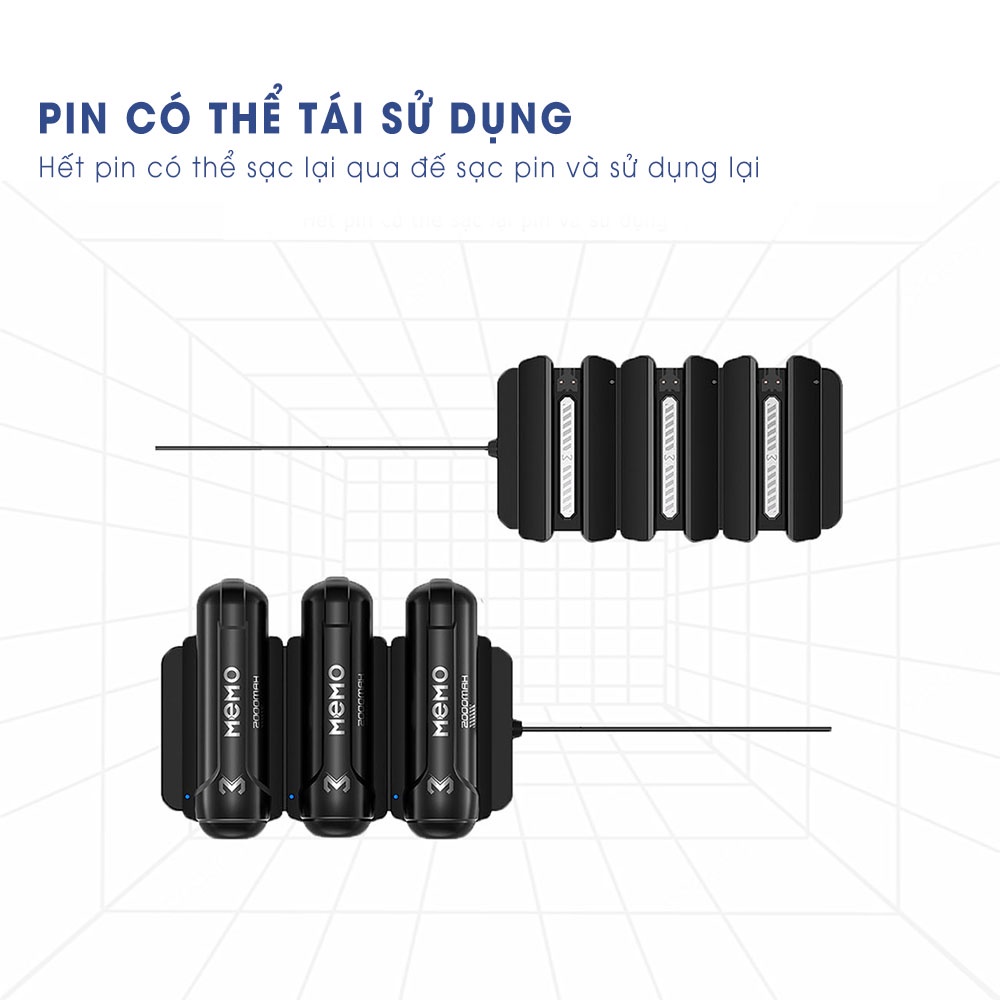 Quạt tản nhiệt điện thoại sò lạnh không dây MEMO DL10 pin rời đèn led rgb gaming chơi game pubg ff liên quân tốc chiến