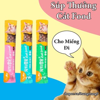 Súp thưởng cho mèo Cat Food 15g- Súp thưởng Cat Food-Thức Ăn Mèo
