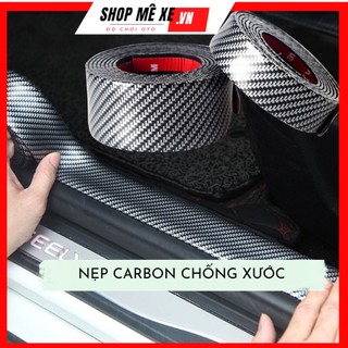 Nẹp Carbon dán bậc cửa Ô Tô chống xước hiệu quả - Bản rộng 5CM, 7CM