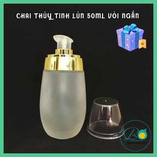 Chai thủy tinh vòi ngắn 50ml