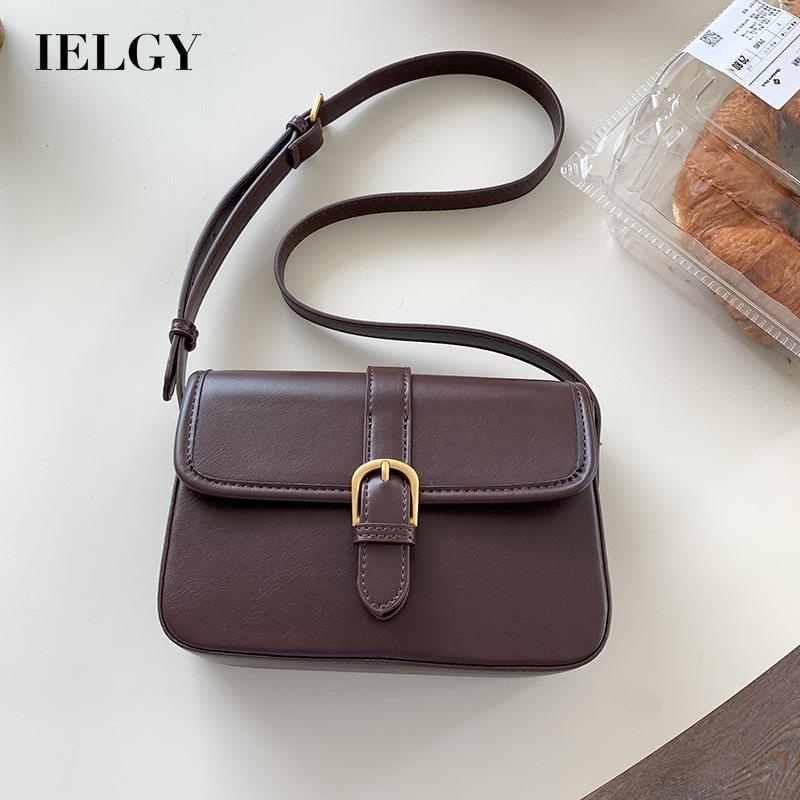 IELGY Túi Đeo Chéo Hình Vuông Cỡ Nhỏ Phong Cách Hàn Quốc Cổ Điển Thời Trang Cho Nữ