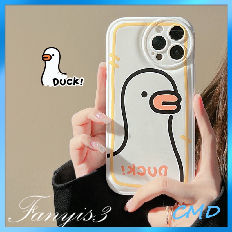 Ốp Điện Thoại Mềm Hình Vịt Dễ Thương Cho Iphone6 6splus 7 7plus 8 8plus XR x xs 12 11 pro max plus 13 promax-5009