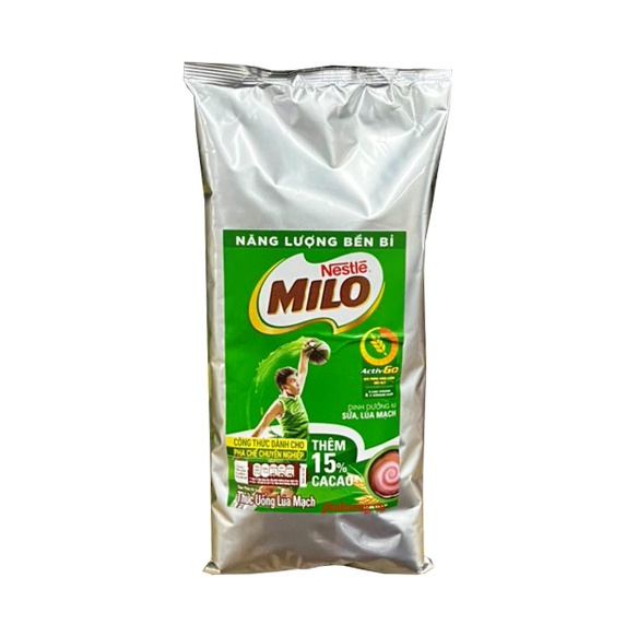thức uống lúa mạch Bột cacao Milo Nestlé - bịch 1kg