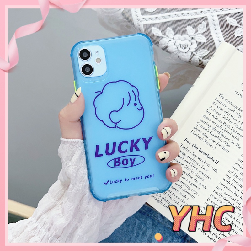 Ốp Điện Thoại Màu Kẹo Hình Bé Trai / Bé Gái Cho iPhone 6 / S6 / 6S / 6splus / 7 / 7plus / 8 / 8plus / X / xr / xs / 11promax-803