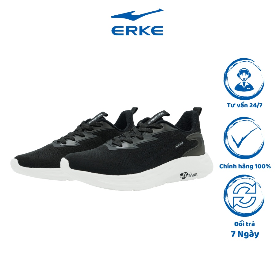 Giày thể thao nam Erke Running chất liệu cao cấp siêu êm chân 11122303261-002