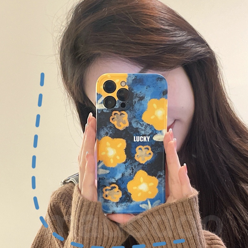 For IPhone 14 Plus 13 Pro Max 12 11 ProMax Mini X Xs Xr 6 6s 7 8 Plus 6+ 6s+ 7+ 8+ Xsmax 14Promax 13Promax 12Promax 11Promax ins Cute Fine Hole Retro Tpu Shockproof Soft Phone Case MDD 21