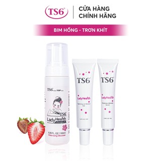 [Set 3 Nữ hoàng vùng kín]: Dung dịch vệ sinh cao cấp 180 ml + Serum se khít + Serum dưỡng hồng TS6