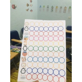 Sticker collectiions- bảng sưu tầm stickers- giá rẻ