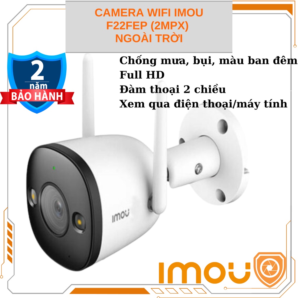Camera wifi - mini - Imou IP ngoài trời xem qua điện thoại laptop F22FEP F42FEP