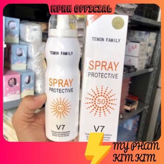 (NEW) Kem chống nắng dạng xịt Spray Protective V7 (HÌNH CHỤP THẬT) hàng mới