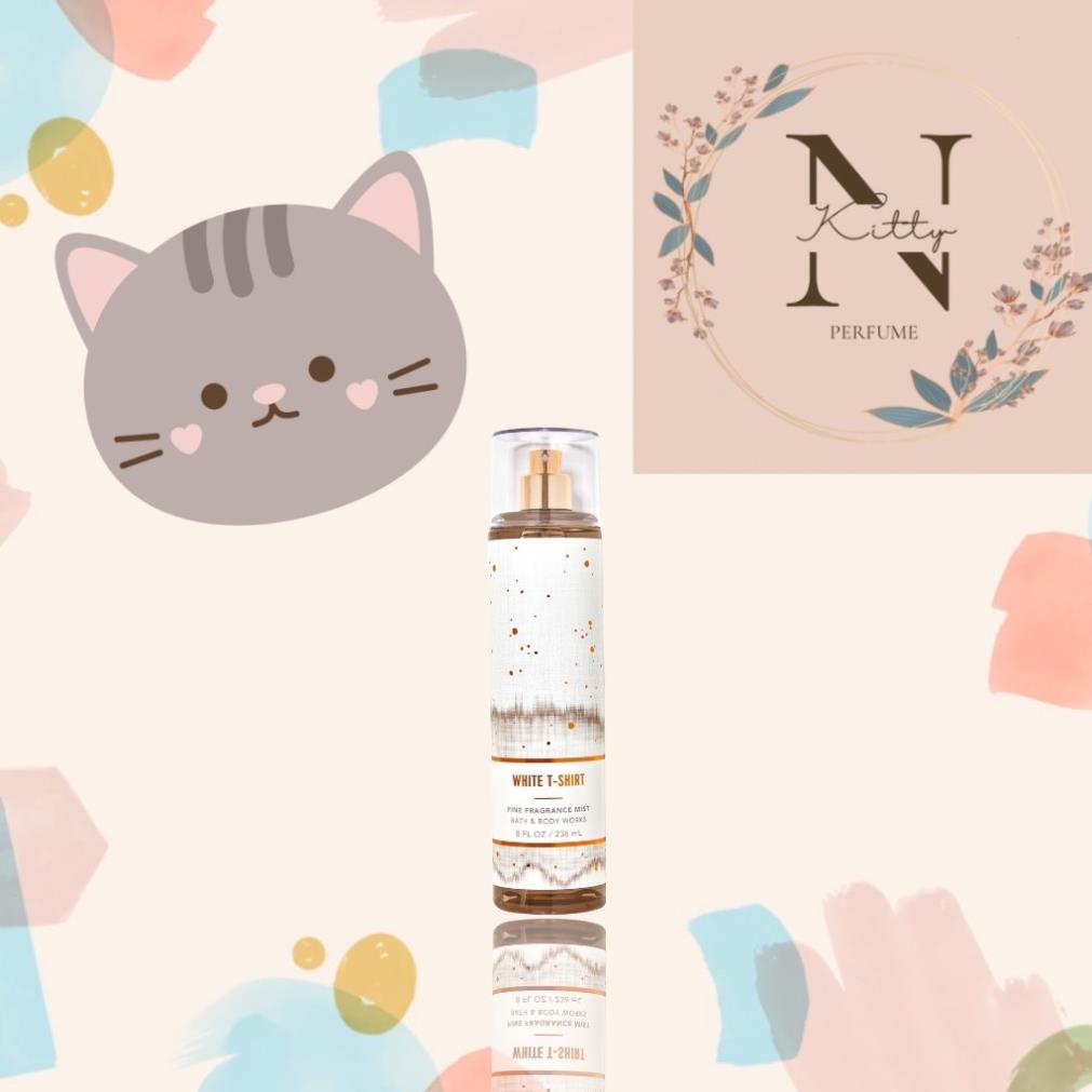 Xịt thơm toàn thân 𝐁𝐚𝐭𝐡 & 𝐁𝐨𝐝𝐲 𝐖𝐨𝐫𝐤𝐬 - White T-shirt