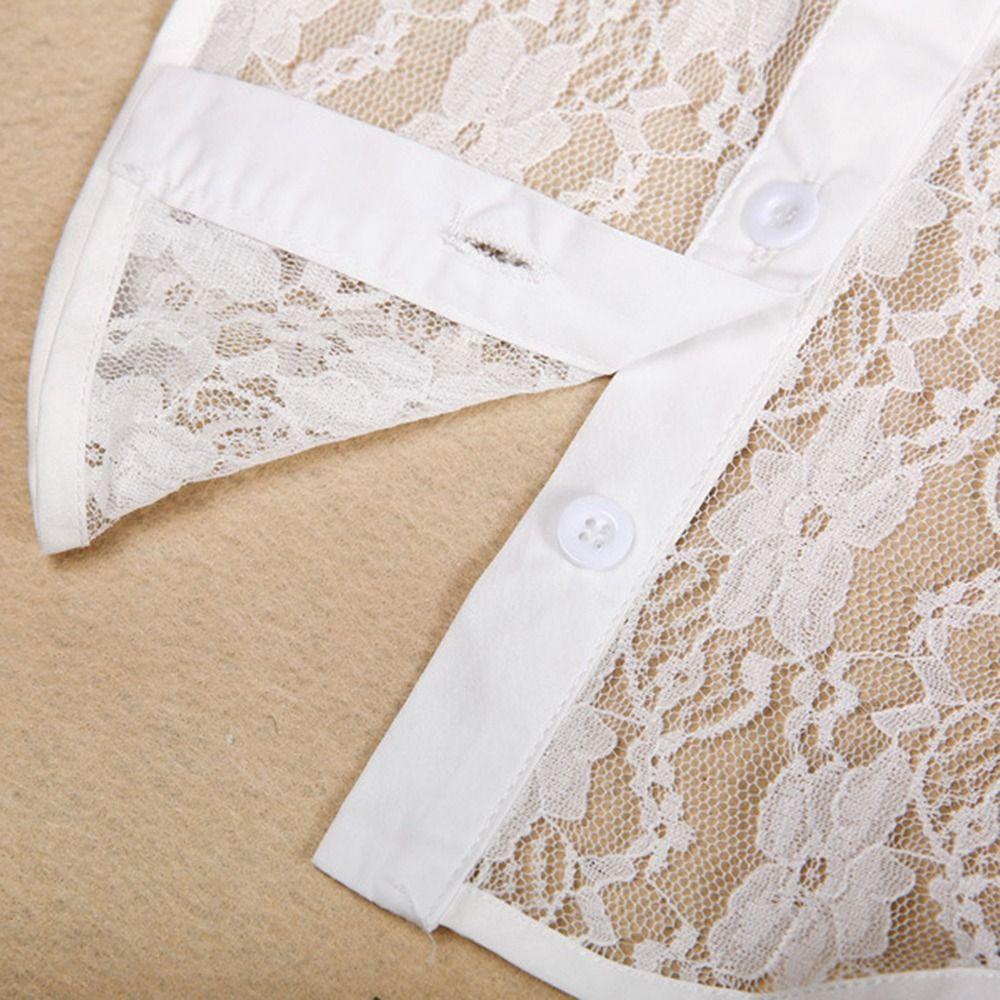 Cổ Áo Rời Cổ Bẻ Chất Liệu Cotton Trang Trí VANES1